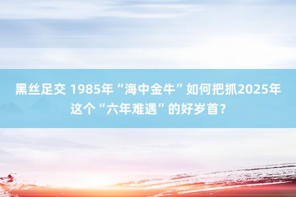 黑丝足交 1985年“海中金牛”如何把抓2025年这个“六年难遇”的好岁首？
